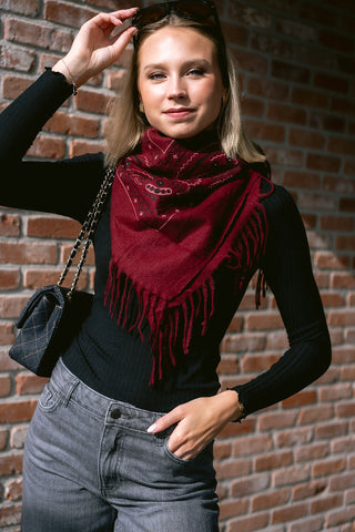 SammyJo Scarf Burgundy