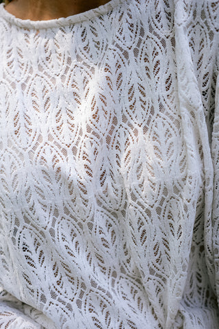 Sammy Lace Blouse Beige