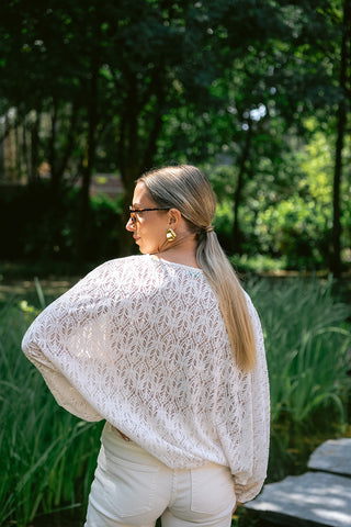 Sammy Lace Blouse Beige