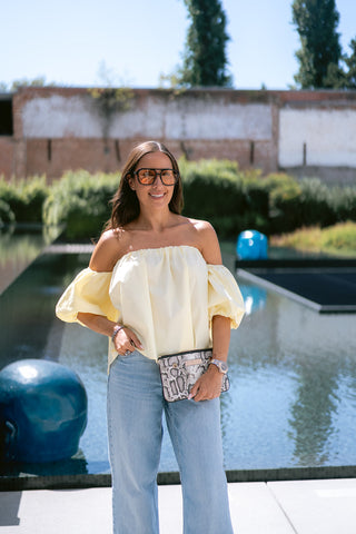 Saphine Top Yellow
