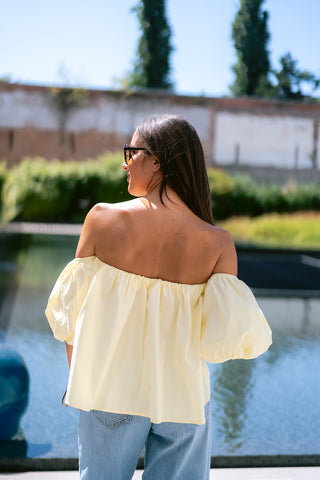 Saphine Top Yellow