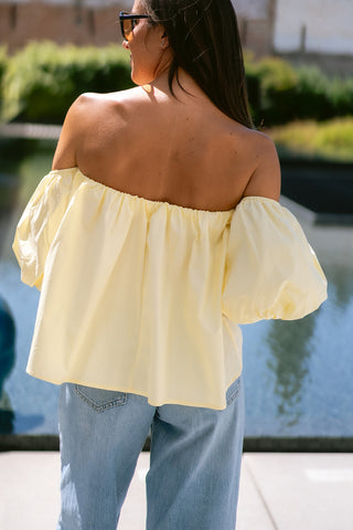 Saphine Top Yellow