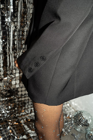 Séraphine Oversized Black Blazer