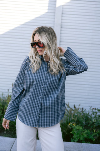 Serena Blouse Gray