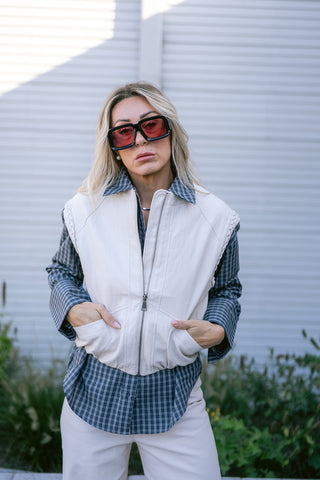Serena Blouse Gray