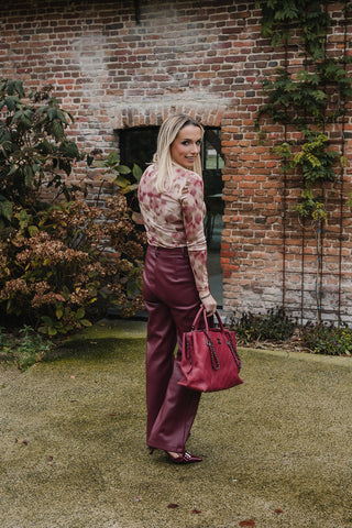 Shelly Trousers Burgundy