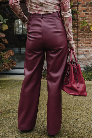 Shelly Trousers Burgundy