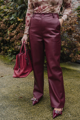 Shelly Trousers Burgundy