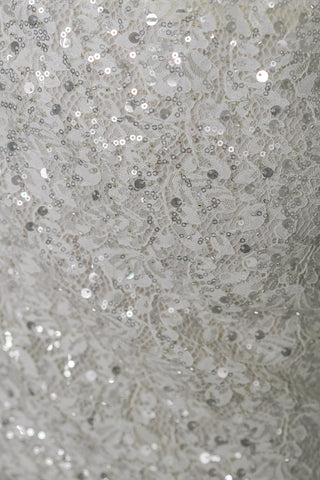 Shelshy Sequin Skirt Cream