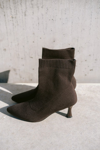 Socky Boots Brown