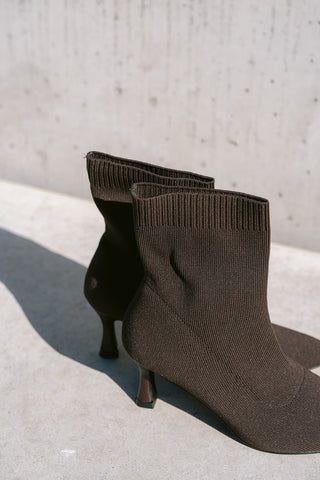 Socky Boots Brown
