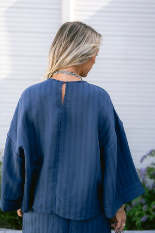 Sorrel Blouse Navy