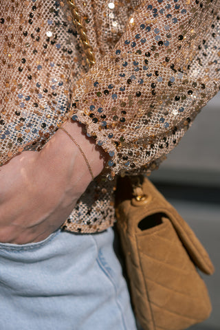 Sparkie Top Beige