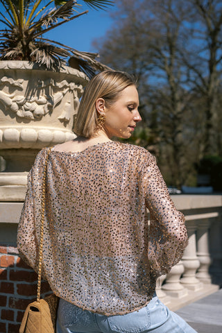 Sparkie Top Beige