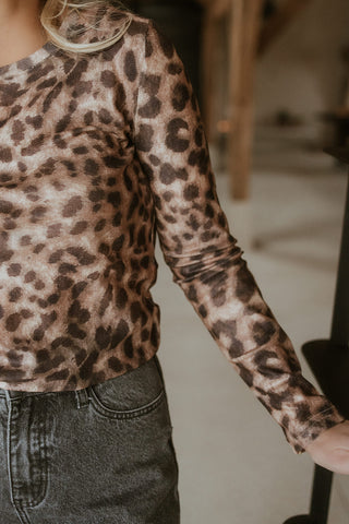 Stella Blouse Leopard