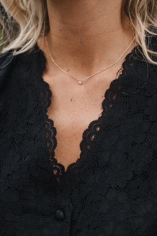 Suzy Lace Blouse Black