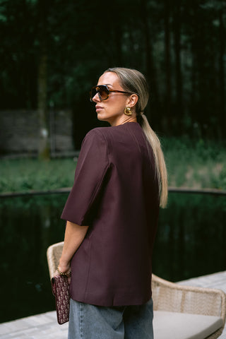 Sydney Blazer Bordeaux