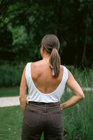 Rhys Tank Top White