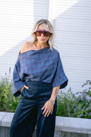 Tawny Top Navy Multi