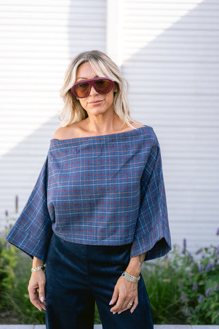 Tawny Top Navy Multi