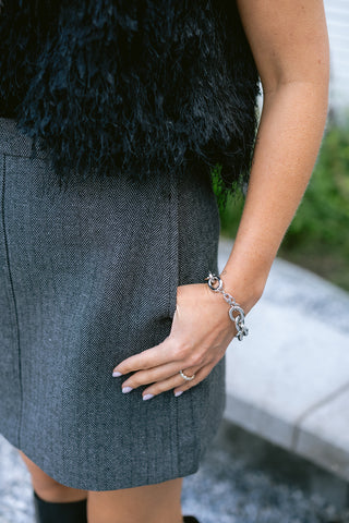 Taylor Mini Skirt Grey