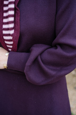 Ted Knit Co-ord Burgundy