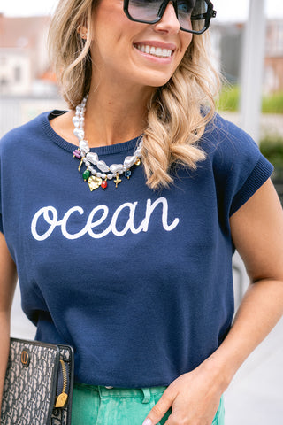 Therese Knit Navy