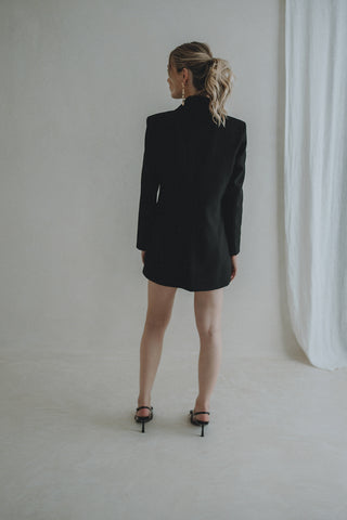 Therese Blazer Dress Black