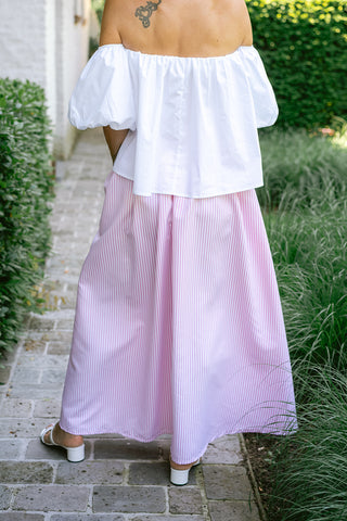 Timio Maxi Skirt Pink