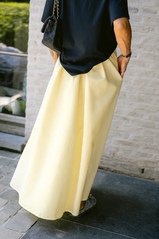Timio Maxi Skirt Yellow