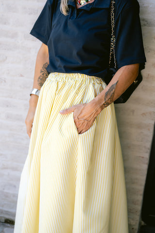Timio Maxi Skirt Yellow