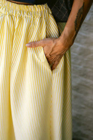 Timio Maxi Skirt Yellow