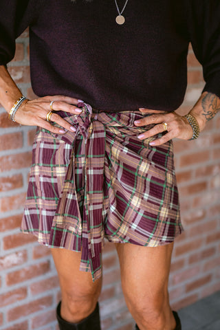 Toby Skort Mulberry
