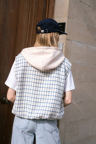 Vendôme Sleeveless Jacket Blue