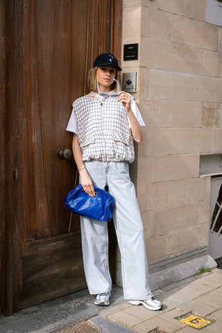 Vendôme Sleeveless Jacket Blue