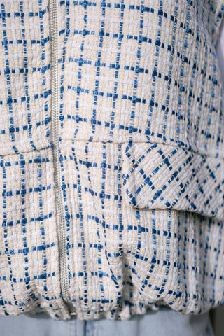 Vendôme Sleeveless Jacket Blue