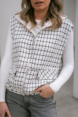 Vendôme Sleeveless Jacket Black