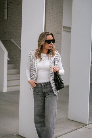 Vendôme Sleeveless Jacket Black