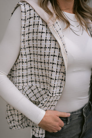 Vendôme Sleeveless Jacket Black