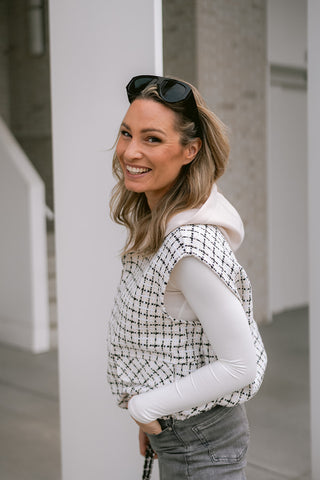 Vendôme Sleeveless Jacket Black