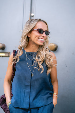 Vesta Waistcoat Blue