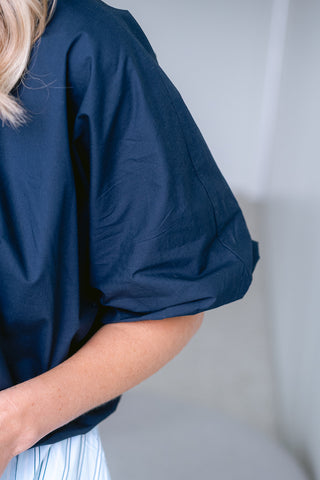 Vibaluni Top Navy