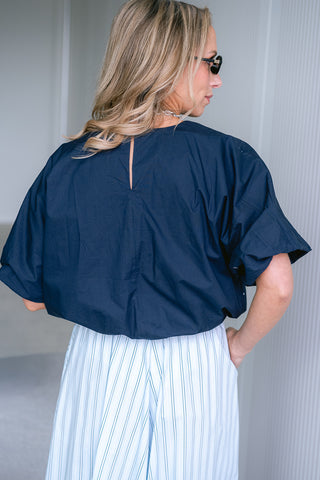 Vibaluni Top Navy