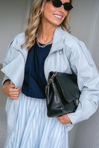 Vibaluni Top Navy