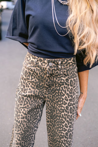 Vichia Jeans Leopard