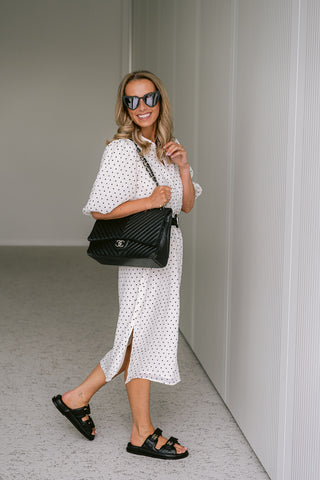 Viea Dress Polkadot Cream