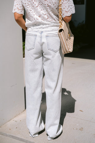 Vifreya Wide Jeans Light Blue