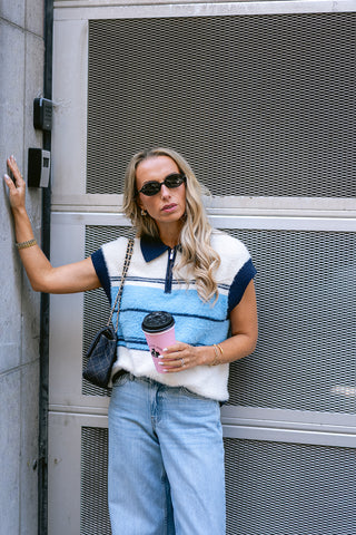 Vihallo Top Blue