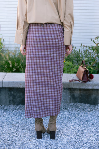 Scarlet Skirt Burgundy