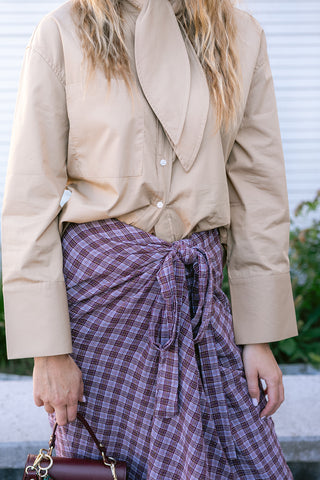 Scarlet Skirt Burgundy